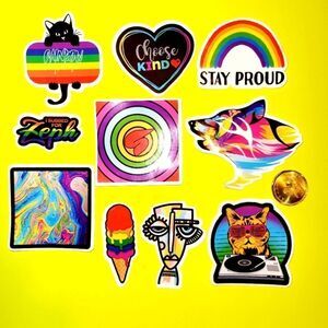 3/$20 Brand New 10x Waterproof Funny stickers #5